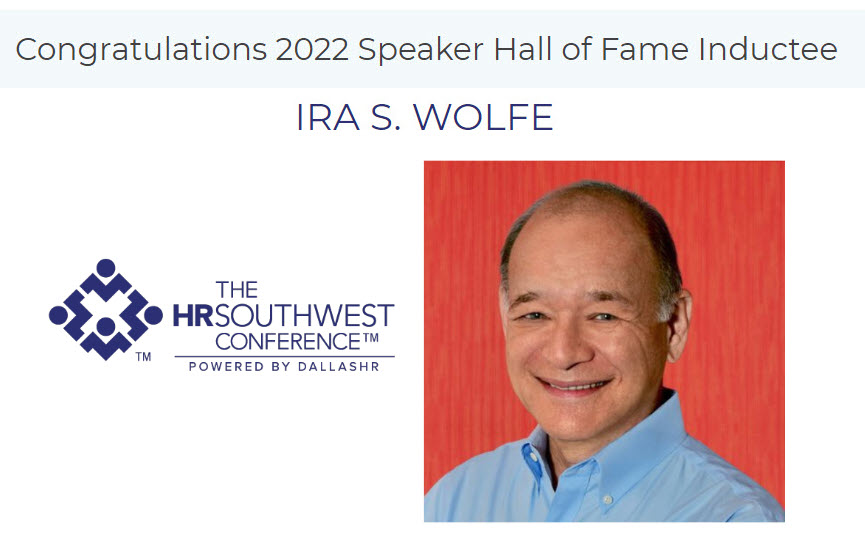 HRSouthwest-Hall-of-Fame-2022-08-08-22 Ira S Wolfe, Hall of Fame Speaker