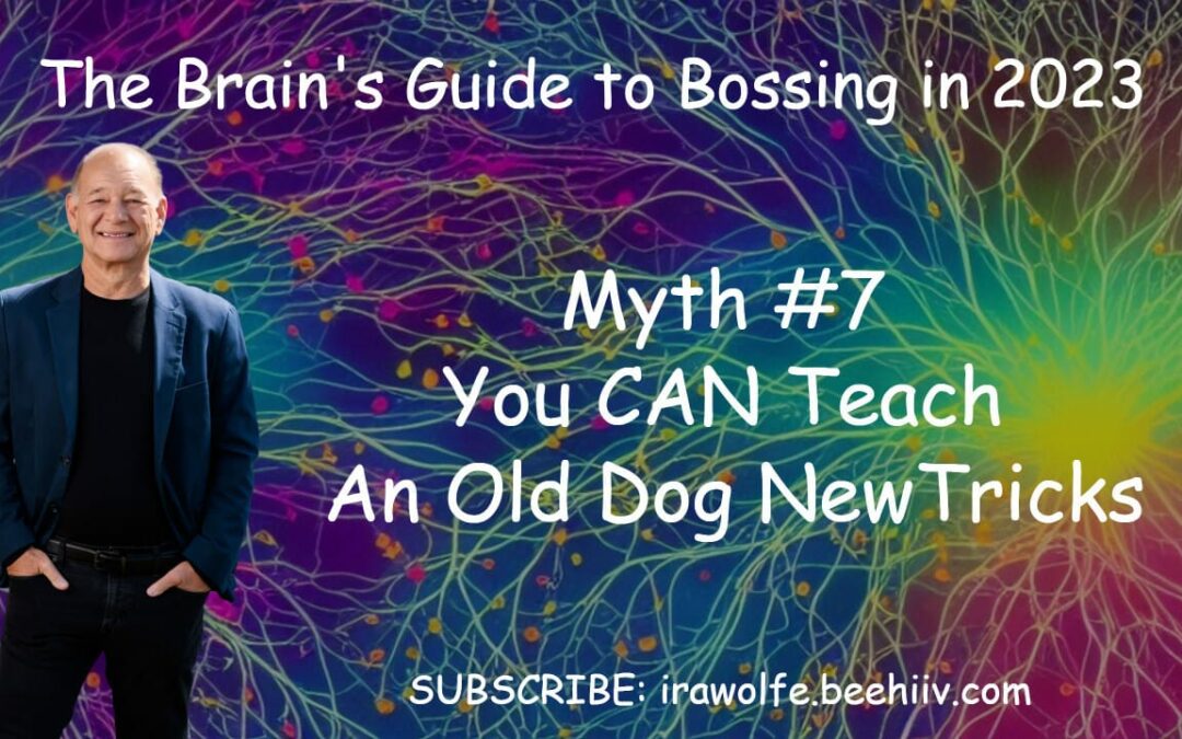 011. Breaking the Age-Old Myth: You CAN Teach an Old Dog New Tricks!