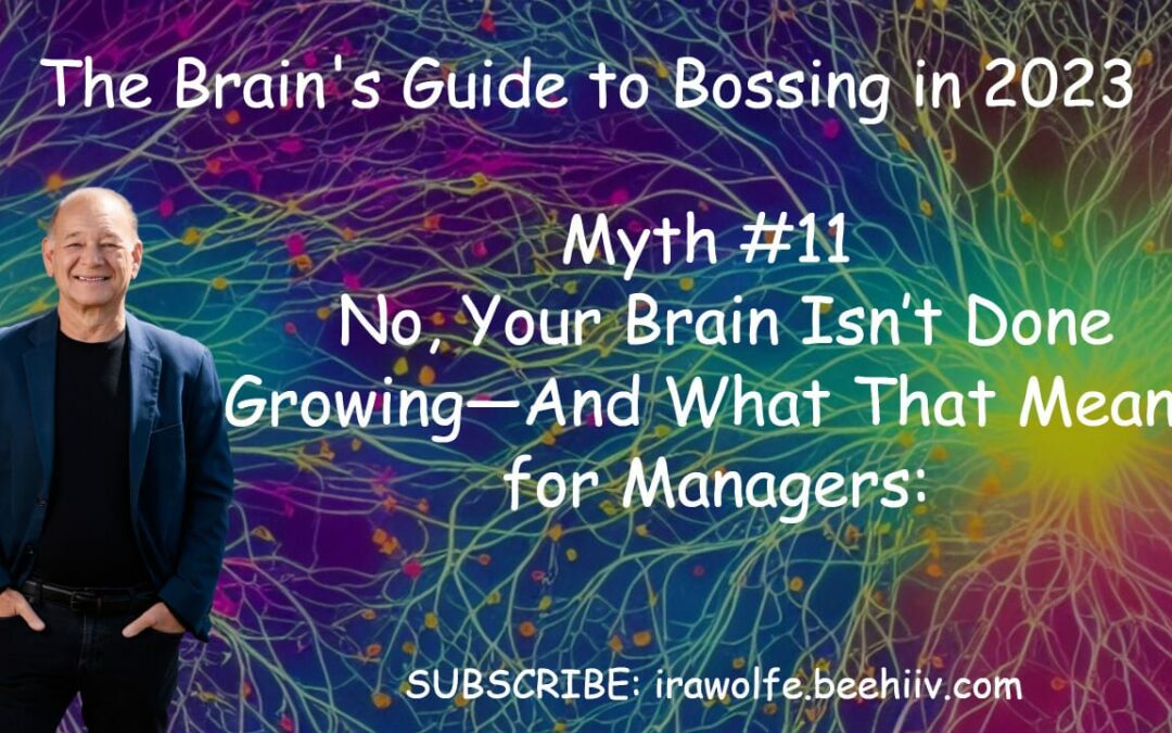 015. No, Your Brain Isn’t Done Growing—And What Neurogenesis Means for Managers