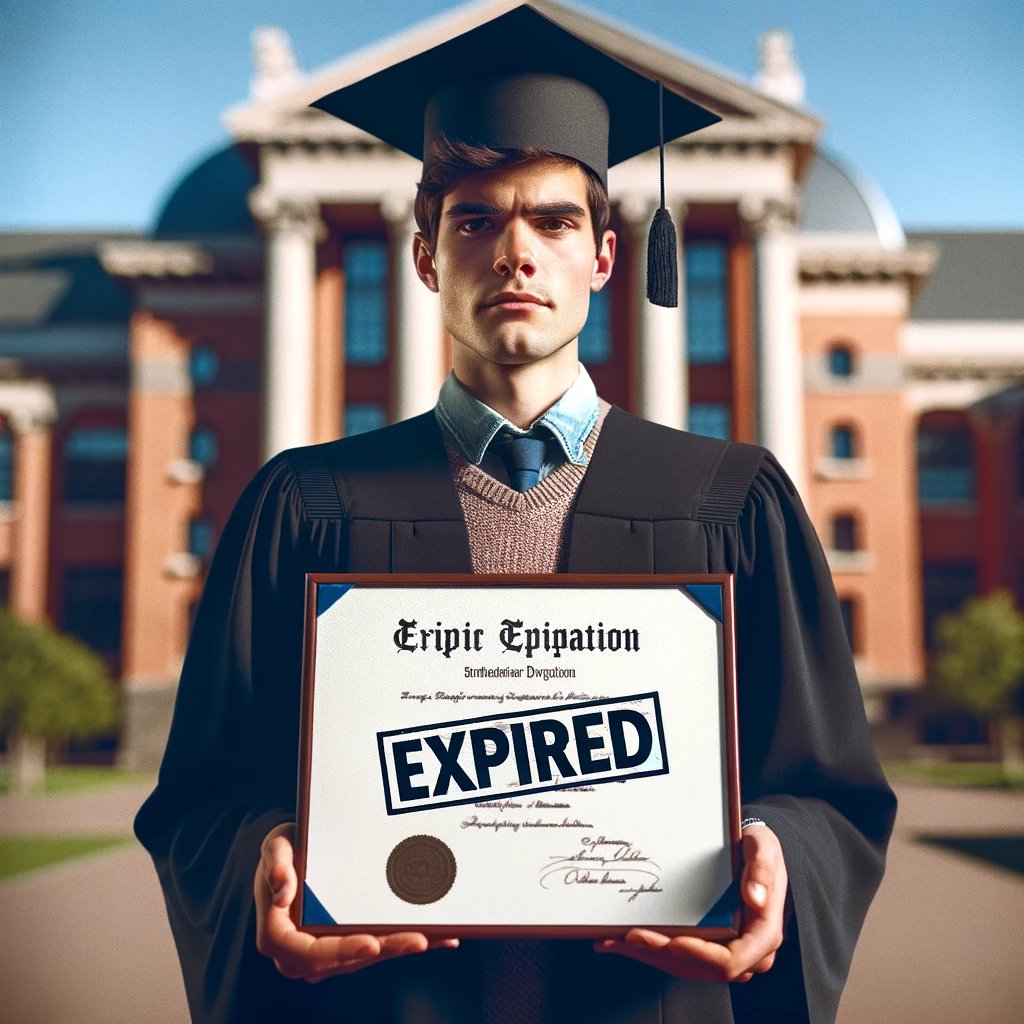 college degrees expired